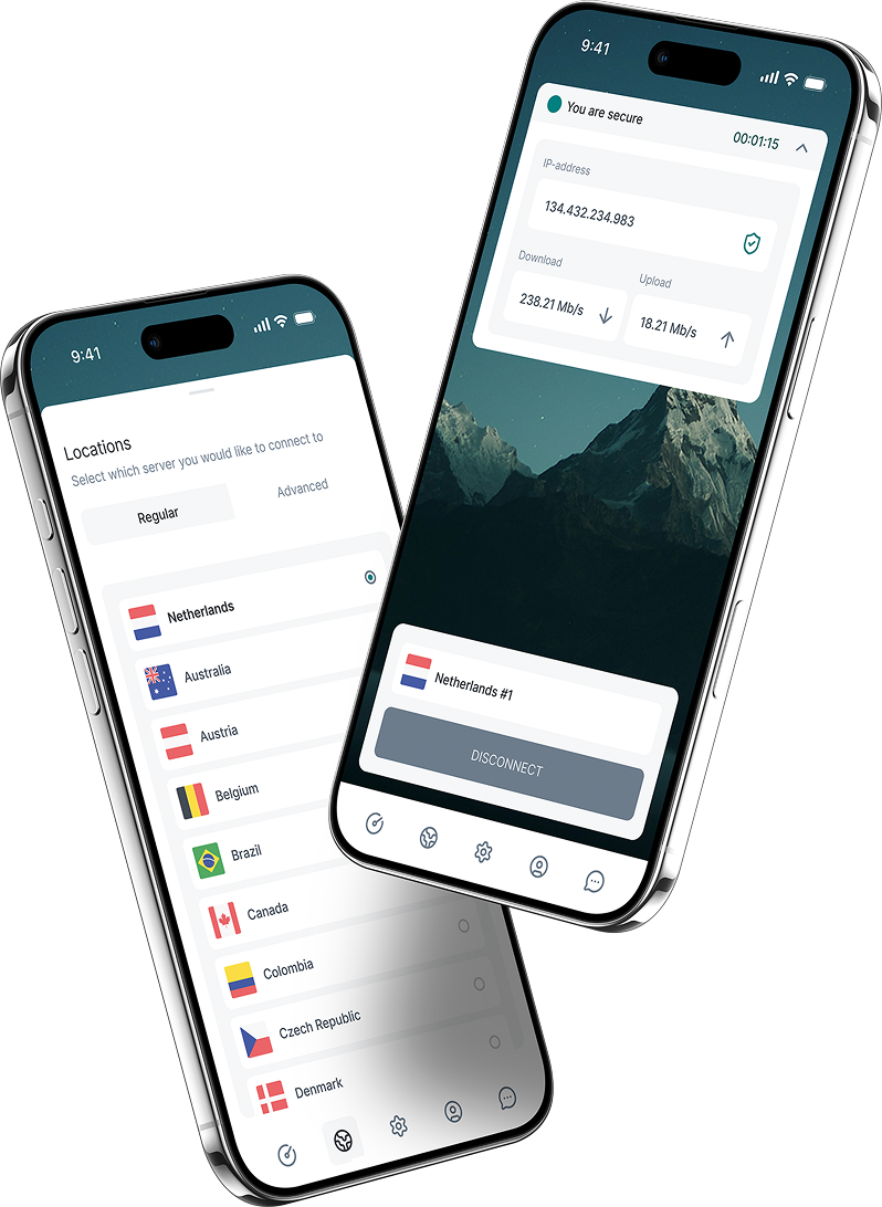 Anomica app on display Anomica app on display